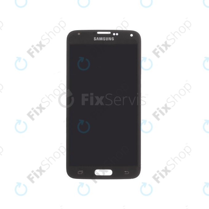 Samsung Galaxy S5 Mini G800F - LCD zaslon + zaslon osjetljiv na dodir (ugljeno crna) - GH97-16147A Originalni servisni paket