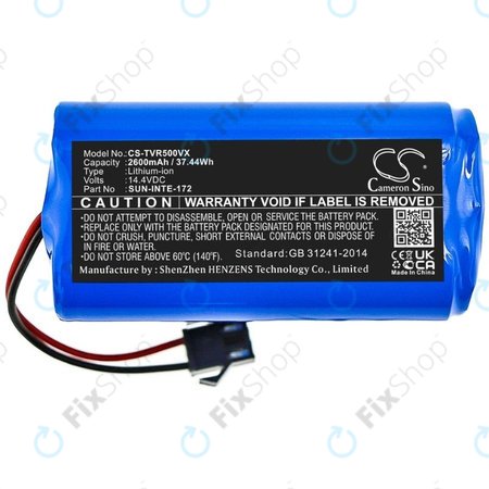 Sencor SRV 9150WH, SRX-0911 - Baterija SUN-INTE-172 Li-Ion 14.4V 2600mAh HQ