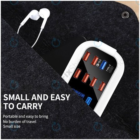 Asometech Model E - USB stanica za punjenje s USB 3.0 & USB-C