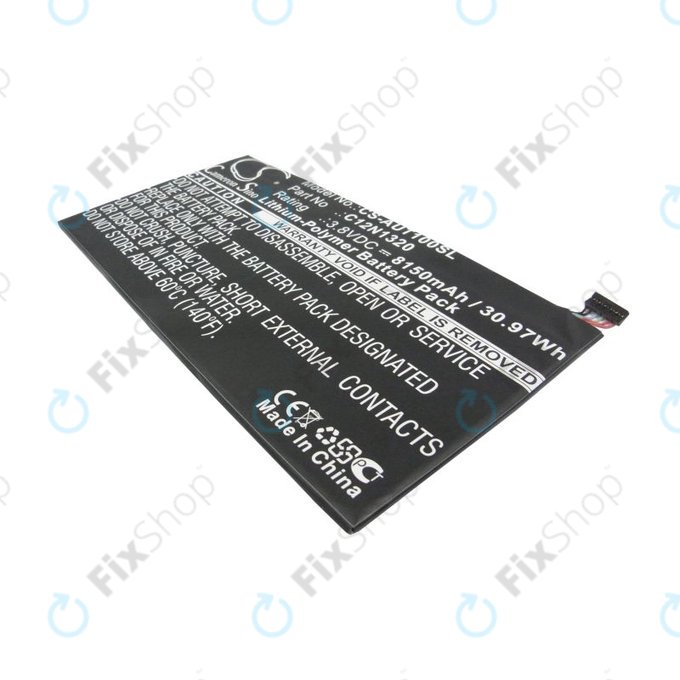 Baterija za Asus Transformer Book T100, 8150mAh, Li-Pol, 3.8V, C12N1320, HQ