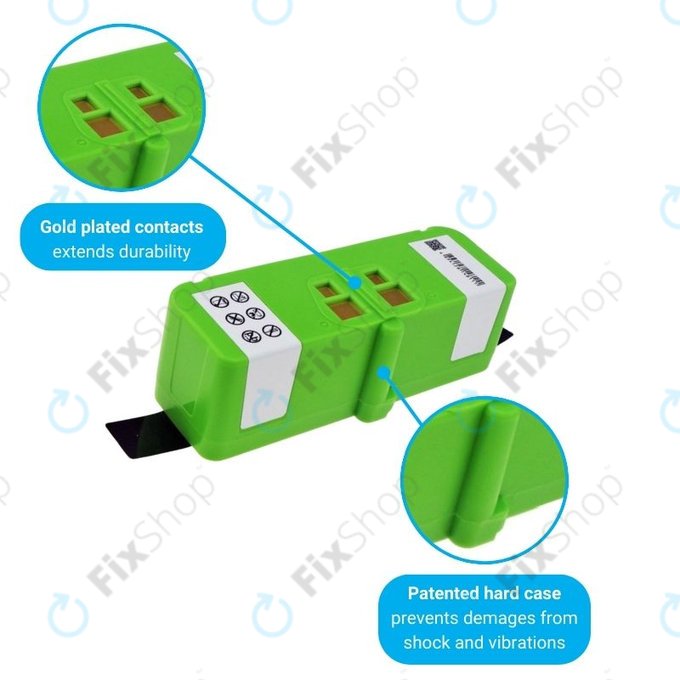 iRobot Roomba 600, 800, 900-series - Baterija 4502233, 4374392, 2130LI 14.4V 5200mAh HQ
