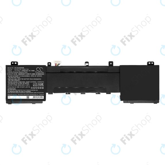 Baterija za Asus Zenbook Pro 15, 5500VE, UX550GD, 4400mAh, Li-Pol, 15.4V, C41N1728, HQ