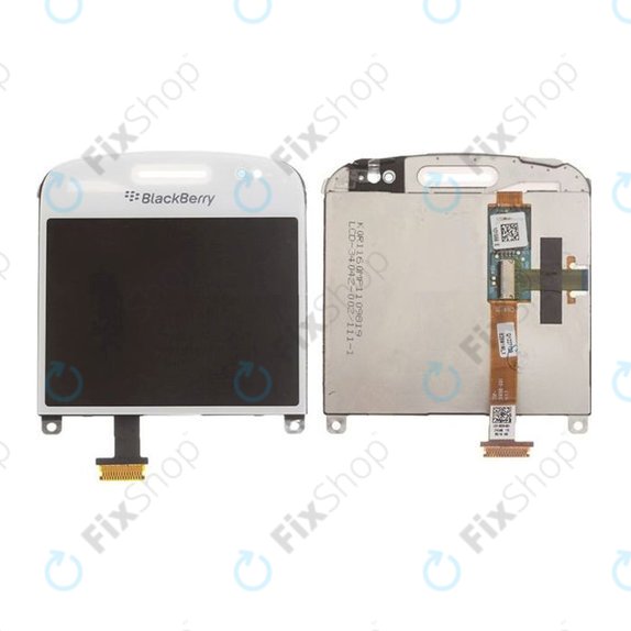 Blackberry Bold Touch 9900 - LCD zaslon + zaslon osjetljiv na dodir + okvir Verzia 002 (White) TFT