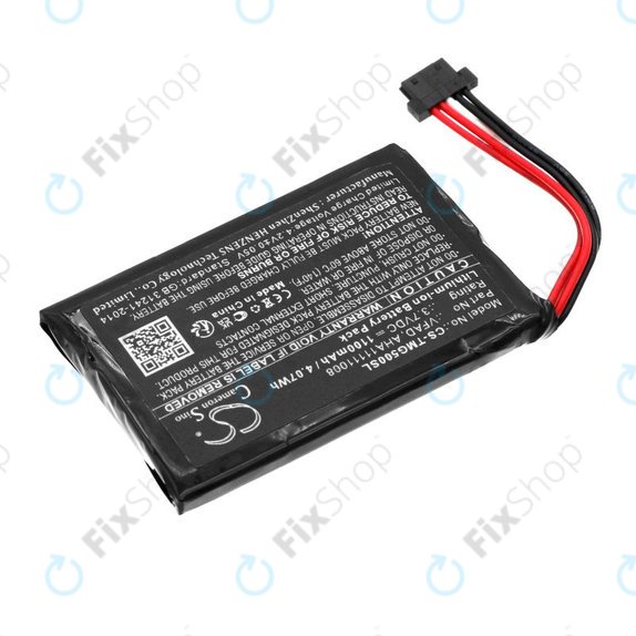 Baterija za TomTom GO 5000, 5100, 6000, 6100, 6200, Pro 5250, 1100mAh, Li-Ion, 3.7V, VFAD, HQ