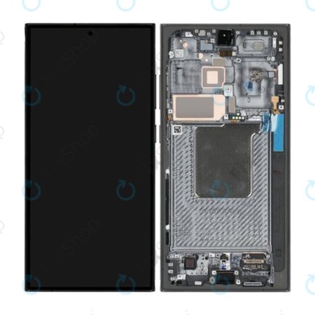 Samsung Galaxy S24 Ultra S928B - LCD zaslon + zaslon osjetljiv na dodir + okvir (Titanium Black) - GH82-33396B Genuine Service Pack