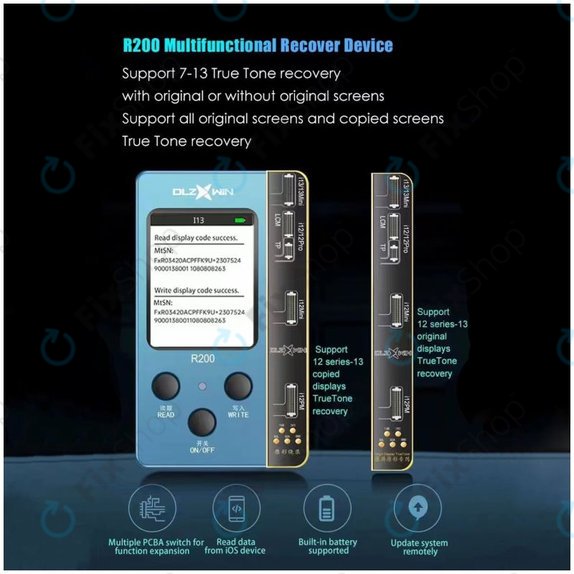 DLZ WIN - DL R200 True Tone Restore Programator (iPhone 8 - 13-series)