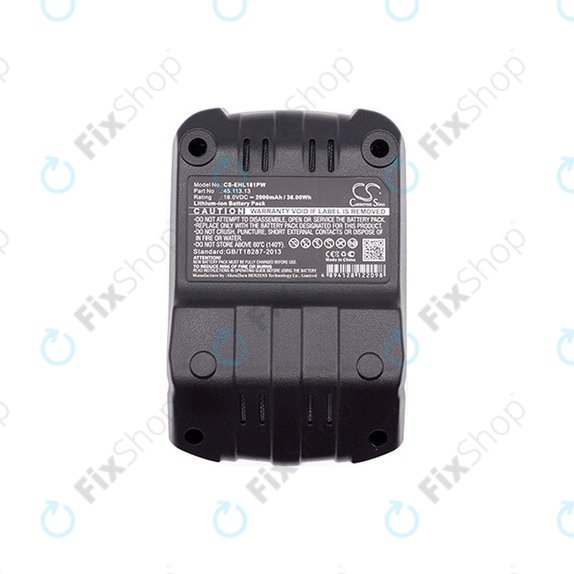 Baterija za Einhell RT-CD 18/1 Li, 2000mAh, Li-Ion, 18V, 45.113.13, HQ