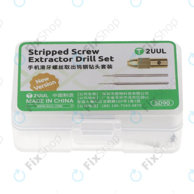 Set svrdla za vađenje oštećenih vijaka, 2UUL SD90