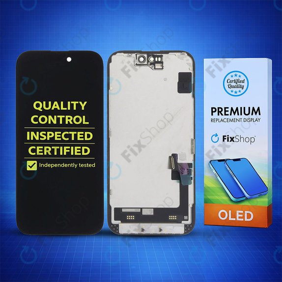 Apple iPhone 15 - LCD zaslon + zaslon osjetljiv na dodir + okvir Soft OLED FixPremium