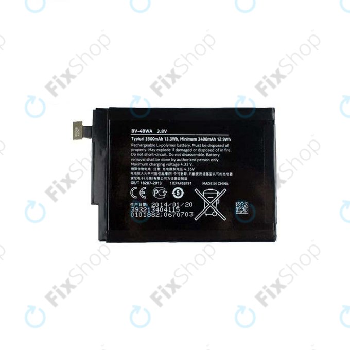 Nokia Lumia 1320 - Baterija BV-4BWA 3500mAh
