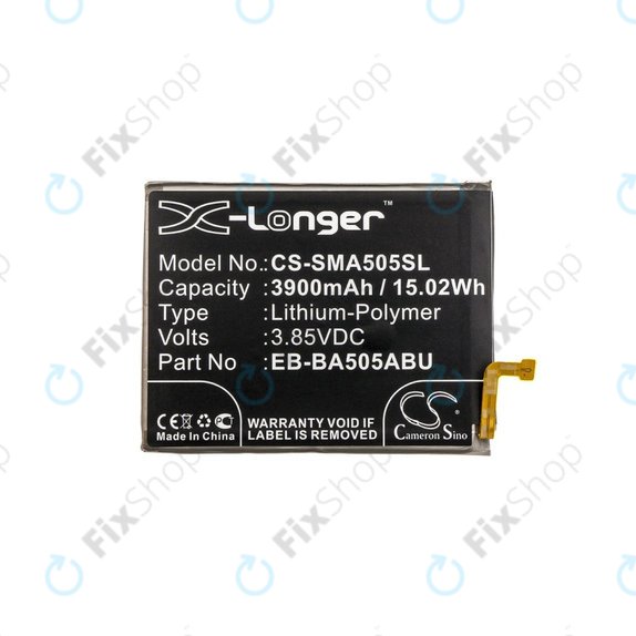 Baterija za  Samsung A20 A205F, 3900mAh, Li-Pol, 3.85 V, EB-BA505ABN, HQ