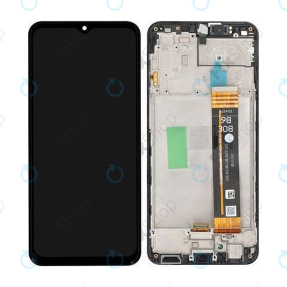 Samsung Galaxy A23 5G A236B - LCD zaslon + zaslon osjetljiv na dodir + okvir (Black) - GH82-29734A, GH82-29735A Originalni servisni paket