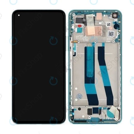 Xiaomi Mi 11 Lite 5G - LCD zaslon + zaslon osjetljiv na dodir + okvir (mint zelena) - 56000H00K900, 56000300K900 Originalni servisni paket