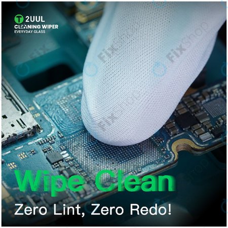 Krpe za čišćenje stakla, bez dlačica, 2UUL CL05, 4x100kom/kutija