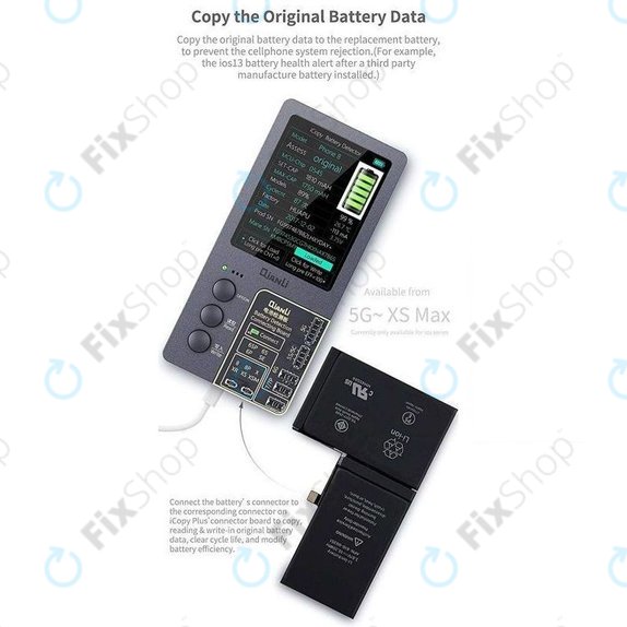 QianLi iCopy Plus 2.2 - True Tone, senzor svjetla, programator vibracija i tester baterije (iPhone 7 - 11 Pro Max)