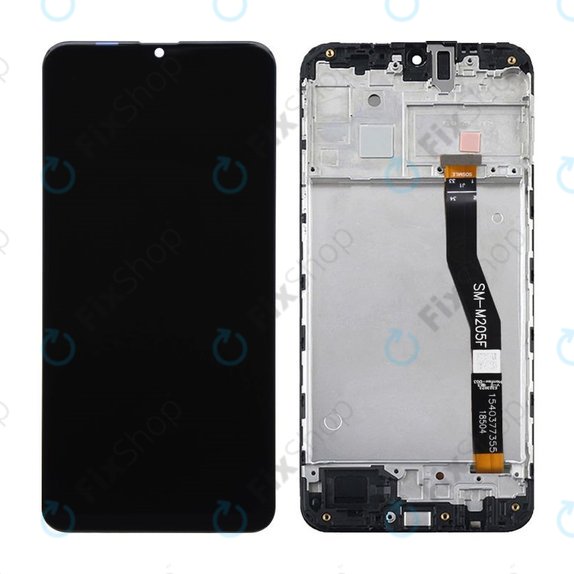 Samsung Galaxy M20 M205F - LCD zaslon + zaslon osjetljiv na dodir + okvir (Black) TFT
