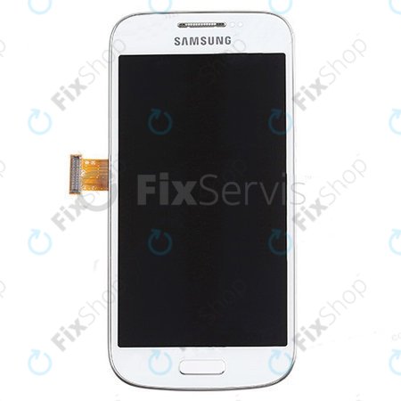 Samsung Galaxy S4 Mini i9195 - LCD zaslon + zaslon osjetljiv na dodir + okvir (White Frost) - GH97-14766B Genuine Service Pack