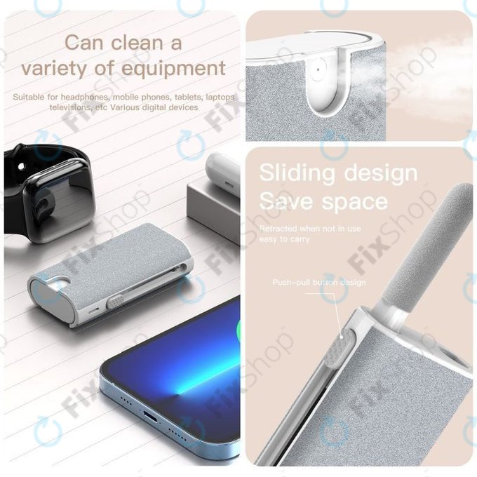 Višenamjenska četka za čišćenje telefona i slušalica 5u1