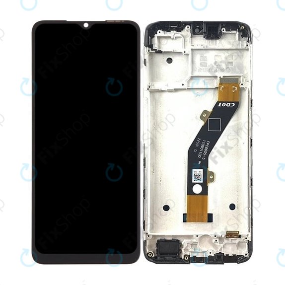 Infinix Smart 7 HD X6516 - LCD zaslon + zaslon osjetljiv na dodir + okvir (Ink Black) TFT