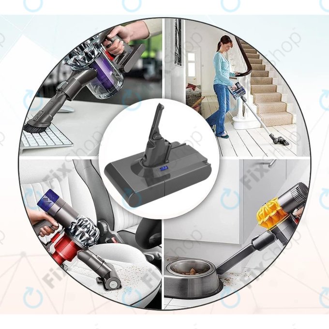 Dyson V8 - Baterija 215681, PM8-US-HFB1497A Li-Ion 21.6V 3000mAh