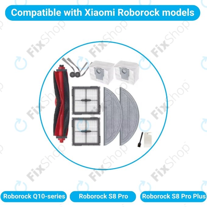 Xiaomi Roborock Q10-series, S8 Pro, S8 Pro Plus - Kompletan set