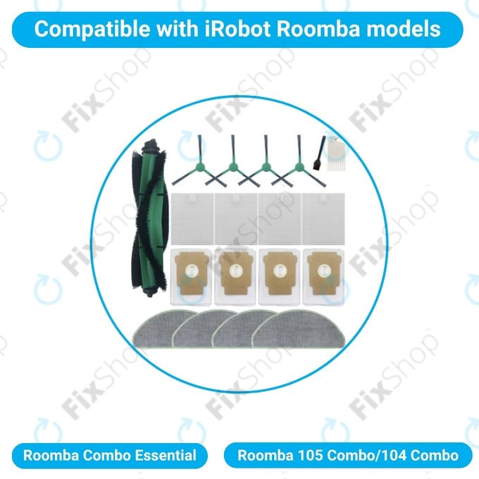 iRobot Roomba Combo Essential, Roomba 105 Combo, 104 Combo - Kompletan set