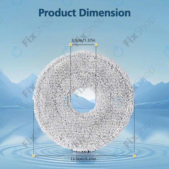 Xiaomi Dreame X40 Ultra, L40 Ultra, L10s Ultra, Pro Gen2, Mova E30 Ultra - Krpa za brisanje