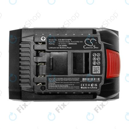Baterija za Bosch Gbh, Gcv, Gks, Gts 18V, 8000mAh, Li-Ion, 18V, ProCORE18V, HQ