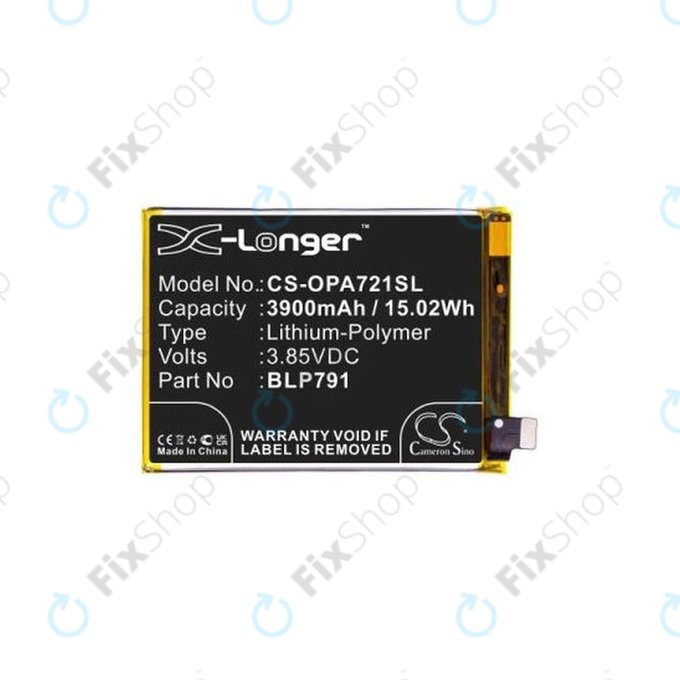 Oppo A72 - Baterija BLP791 3900mAh HQ