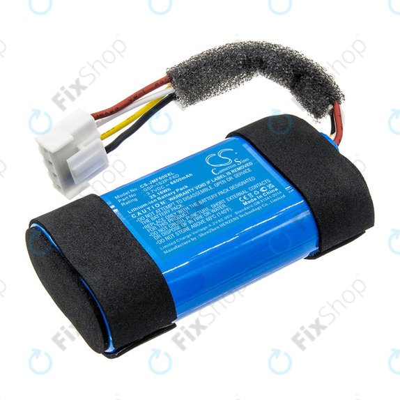 Baterija za JBL Flip 6, 6800mAh, Li-Ion, 3.7V, GSP-1S2P-F6D, HQ
