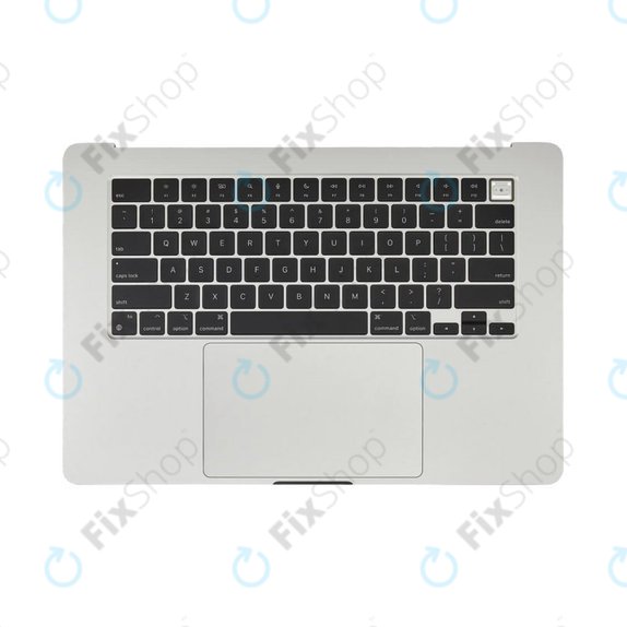 Gornji okvir tipkovnice za MacBook Air 15", A3114 (2024), s US tipkovnicom i baterijom, Silver, 661-40267, Genuine Apple