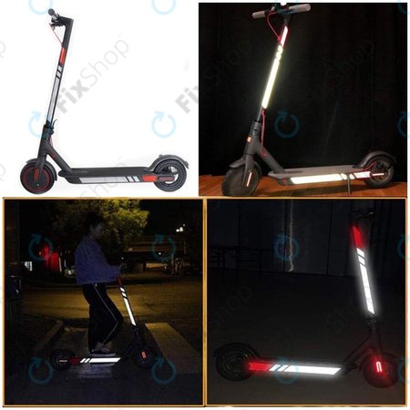 Xiaomi Mi Electric Scooter 1S, 2 M365, Essential, Pro, Pro 2 - Reflexne Naljepnice (B)
