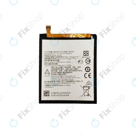 Nokia 6.1 - Baterija HE345 3000mAh