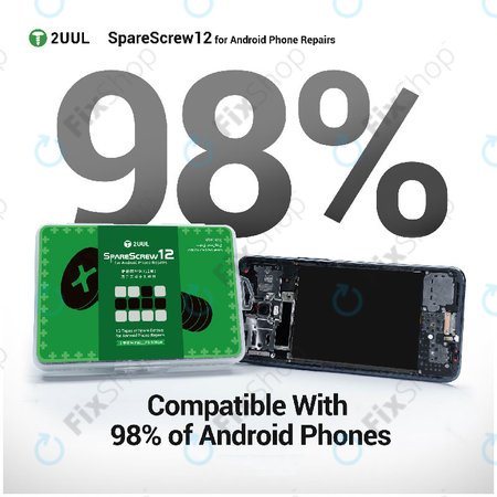 Set Phillips vijaka za Android servise, 2UUL SC12, 1200kom/pak