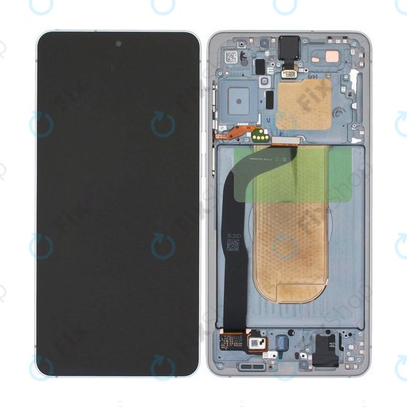 Samsung Galaxy S25 Edge - LCD zaslon + zaslon osjetljiv na dodir + okvir (Titanium Silver) OLED