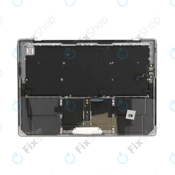 Gornji okvir tipkovnice za MacBook Pro 14", A2442 (2021), A2779 (2023), s US tipkovnicom i baterijom, Space Gray, 661-32210, Genuine Apple