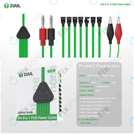 PCB naponski kabel za iPhone 8-16 Pro Max, 2UUL PW05