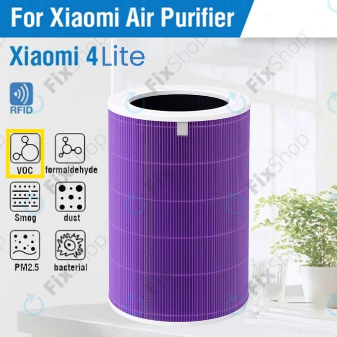 Xiaomi Mi Air Purifier 4 Lite - HEPA filter (Protiv neugodnih mirisa) (Ljubičasta)