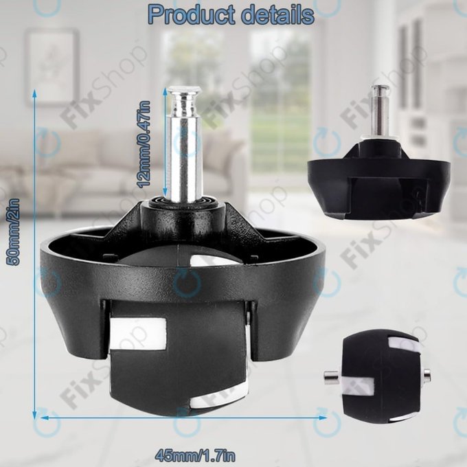 Eufy Robovac-series - Prednji kotač (crni )