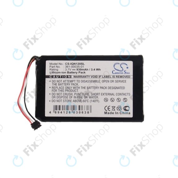 Garmin Drive Assist 50, 50LMT, 51, 51LMT, Nuvi 1200, 1205, 1205W, 1250, 1255W, 1260, 1260W, 140T, 150T, 2595LM, 2595LMT - Baterija 361-00035-01 930mAh HQ