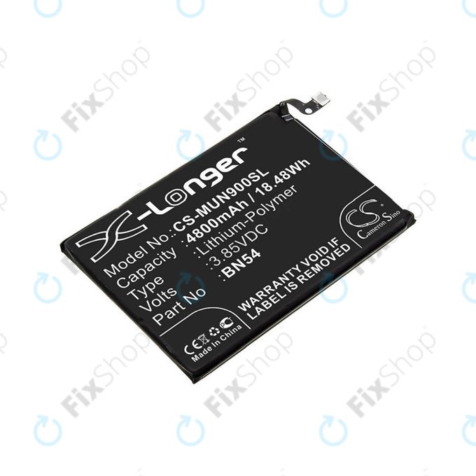 Baterija za  Xiaomi Redmi 9 M2004J19G, 4800mAh, Li-Pol, 3.85 V, BN54, HQ