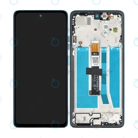 Motorola Moto G75 5G - LCD zaslon + zaslon osjetljiv na dodir + okvir (Aqua Blue) - 5D68C29067 Genuine Service Pack