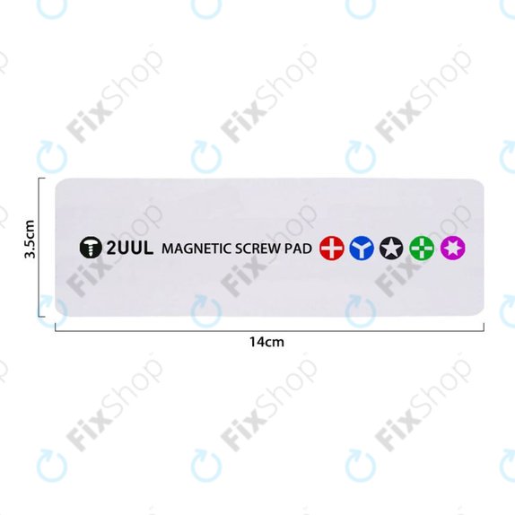 2UUL - Magnetska podloga za vijke - 140 x 35mm
