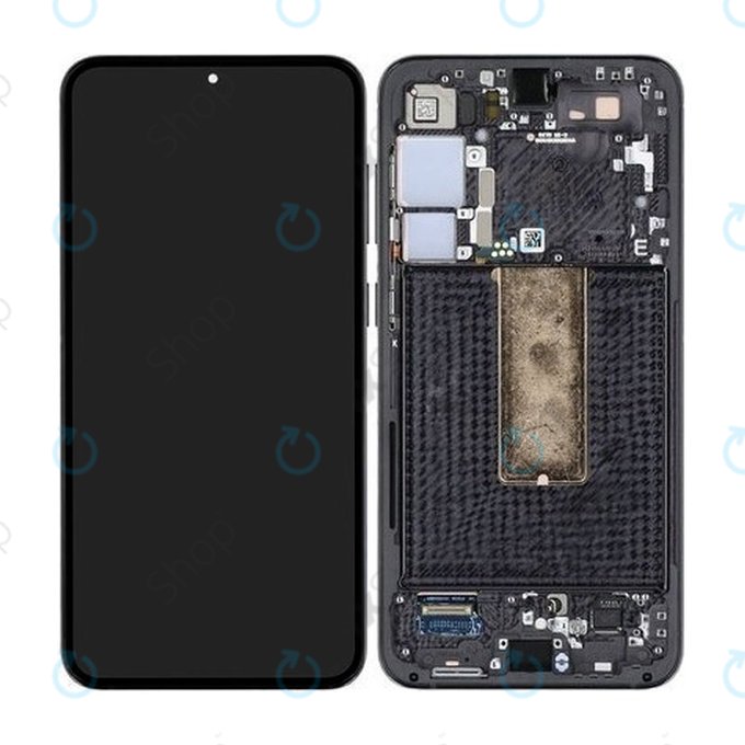 Samsung Galaxy S23 Plus S916B - LCD zaslon + zaslon osjetljiv na dodir + okvir (Phantom Black) - GH82-30478A, GH82-30476A, GH82-30477A Originalni servisni paket