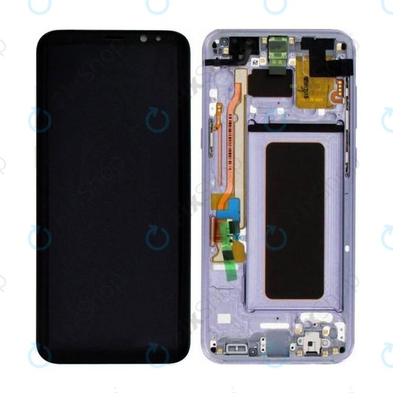 Samsung Galaxy S8 Plus G955F - LCD zaslon + zaslon osjetljiv na dodir + okvir (Orchid Grey) - GH97-20470C, GH97-20564C, GH97-20565C Originalni servisni paket