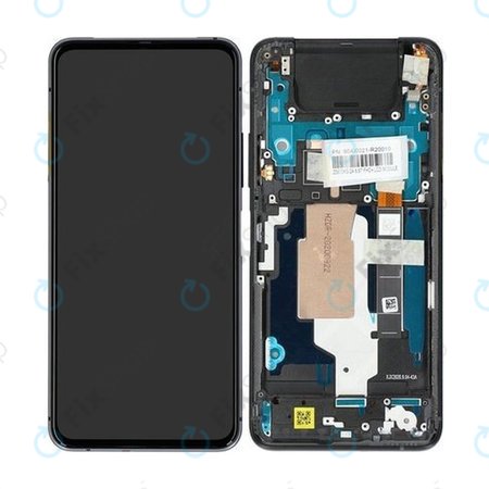 Asus ZenFone 7 ZS670KS - LCD zaslon + zaslon osjetljiv na dodir + okvir (Aurora crna) - 90AI0021-R20010 Originalni servisni paket