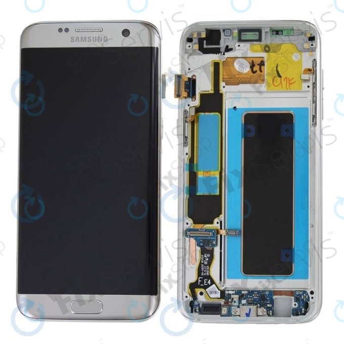 Samsung Galaxy S7 Edge G935F - LCD zaslon + zaslon osjetljiv na dodir + okvir (crni) - GH97-18533A, GH97-18594A, GH97-18767A Originalni servisni paket