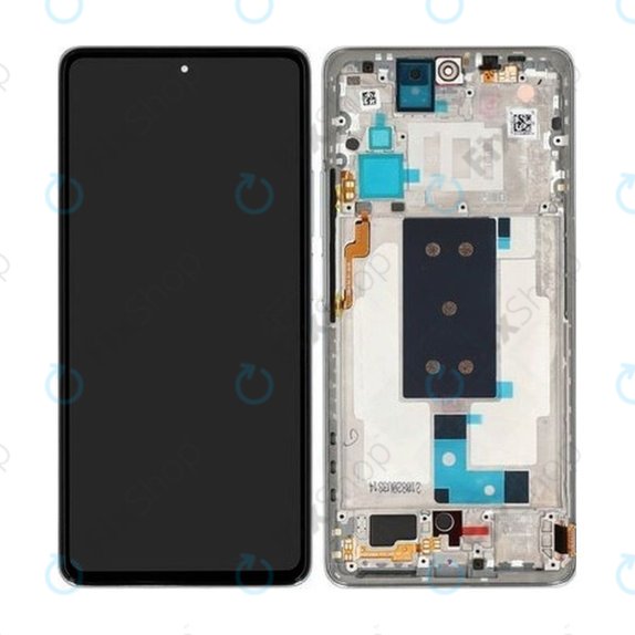 Xiaomi 11T Pro - LCD zaslon + zaslon osjetljiv na dodir + okvir (Moonlight White, Celestial Blue) - 5600040K3S00, 56000D0K3S00 Genuine Service Pack