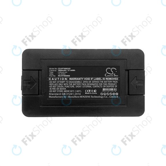 Rowenta Explorer-serija, Smart Force Essential-serija, Tefal Explorer-serija - Baterija RS-RT900866 2600mAh HQ
