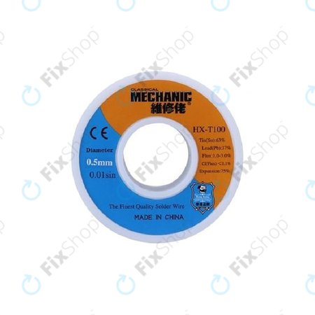 Mechanic HX-T100 - Najkvalitetnija žica za lemljenje Sn/Pb - 0,5 mm